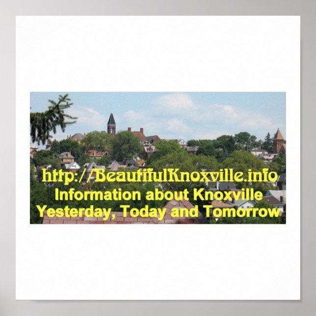Beautiful Knoxville Poster (Vorne)