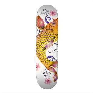 Beautiful Koi Skateboard
