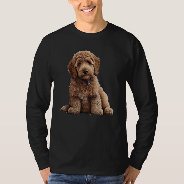 Beautiful Labradoodle Labrador Poodle Motif  Famil T-Shirt (Vorderseite)