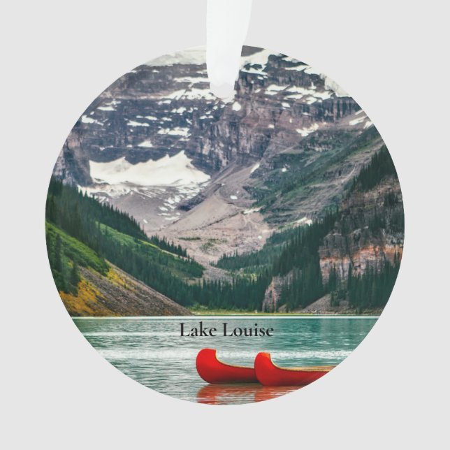 Beautiful Lake Louise, Kanada Ornament (Vorderseite)