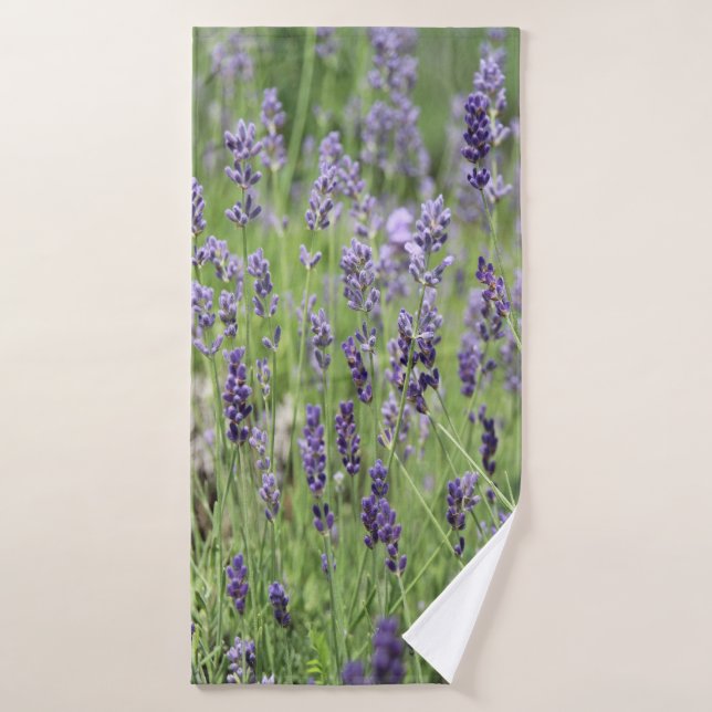 Beautiful Lavender Bath Towel Badehandtuch (Badehandtuch)