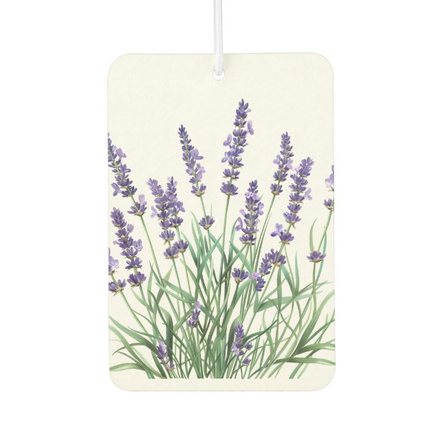 Beautiful Lavender Garden Blume Autolufterfrischer (Vorderseite)