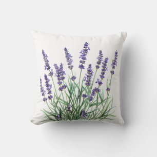 Beautiful Lavender Garden Blume Kissen