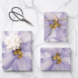 Beautiful Lavender Orchid Geschenkpapier Set