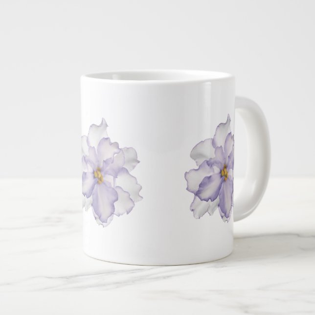 Beautiful Lavender Orchid Jumbo-Tasse (Vorderseite Rechts)