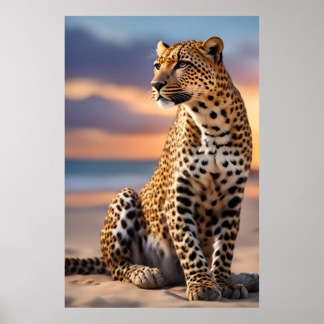 Beautiful Leopard Poster (Vorne)