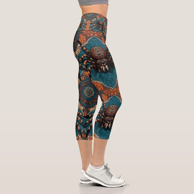 Beautiful Leopard Spot Tarantula Capri Leggings (Rechts)