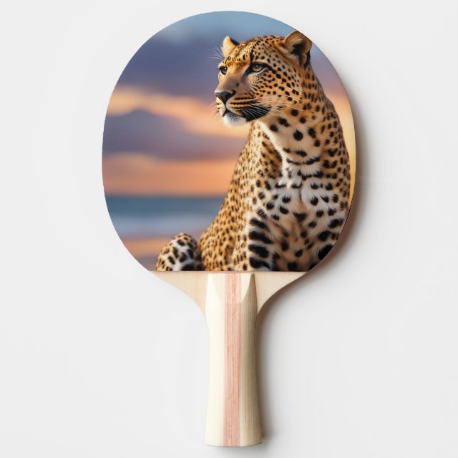 Beautiful Leopard Tischtennis Schläger (Vorderseite)
