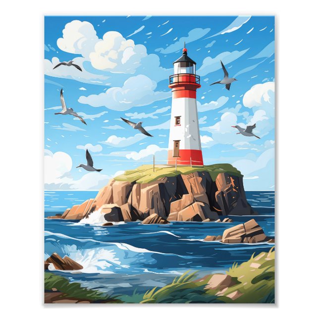 Beautiful Lighthouse Fotodruck (Vorne)