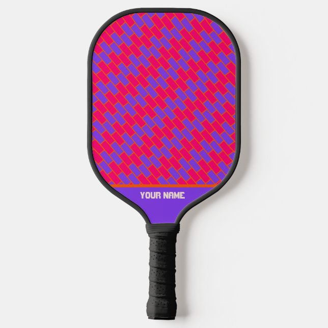 Beautiful Lila Workout Pro Pickleball Paddle (Rückseite)