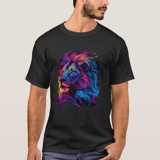 Beautiful Lion Head T-Shirt (Vorderseite)