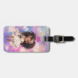 Beautiful little girl gepäckanhänger