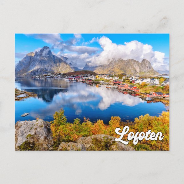 Beautiful Lofoten, Norwegen Postkarte (Vorderseite)