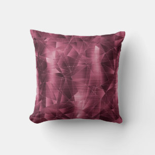 Beautiful Luxury Burgundy Geometrie Muster Kissen