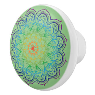 Beautiful Mandala Keramikknauf