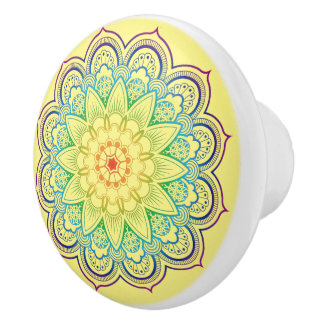 Beautiful Mandala Keramikknauf