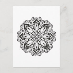 Beautiful Mandala Postkarte