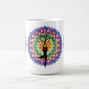 Beautiful Mandala Yogo und Meditation Tasse