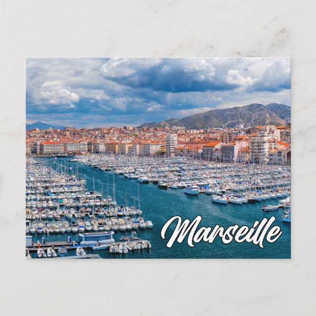 Beautiful Marseille, Frankreich Postkarte (Vorderseite)