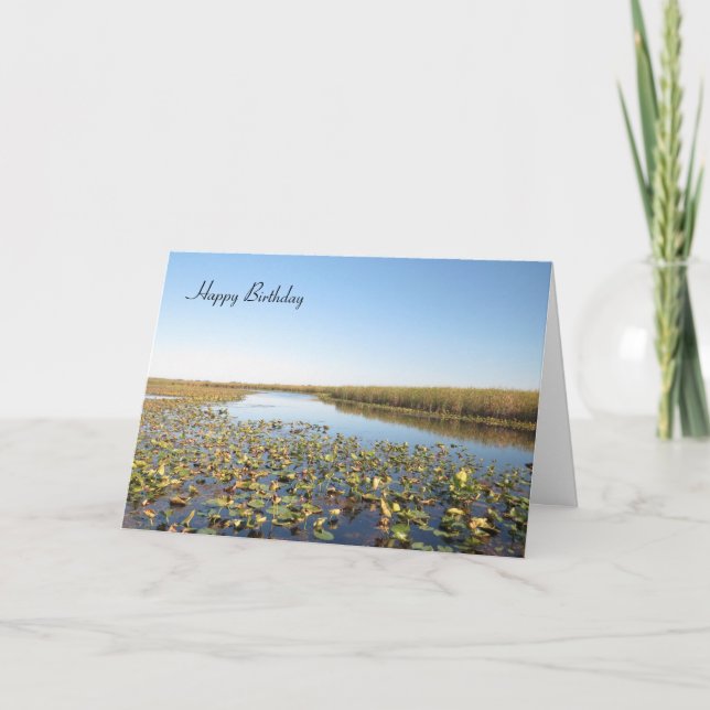 Beautiful Marsh - Geburtskarte Karte (Vorderseite)