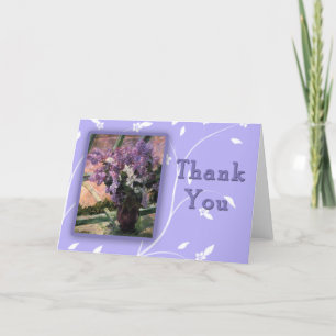 Beautiful Mary Cassat Lilacs Thank You Cards Dankeskarte