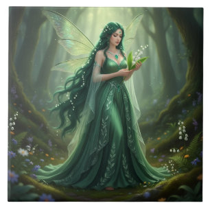 Beautiful May Emerald Fairy Fliese