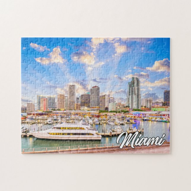 Beautiful Miami, Florida, USA Puzzle (Horizontal)