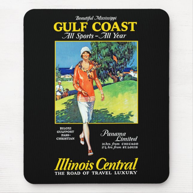 Beautiful Mississippi ~ Golfküste Mousepad (Vorne)