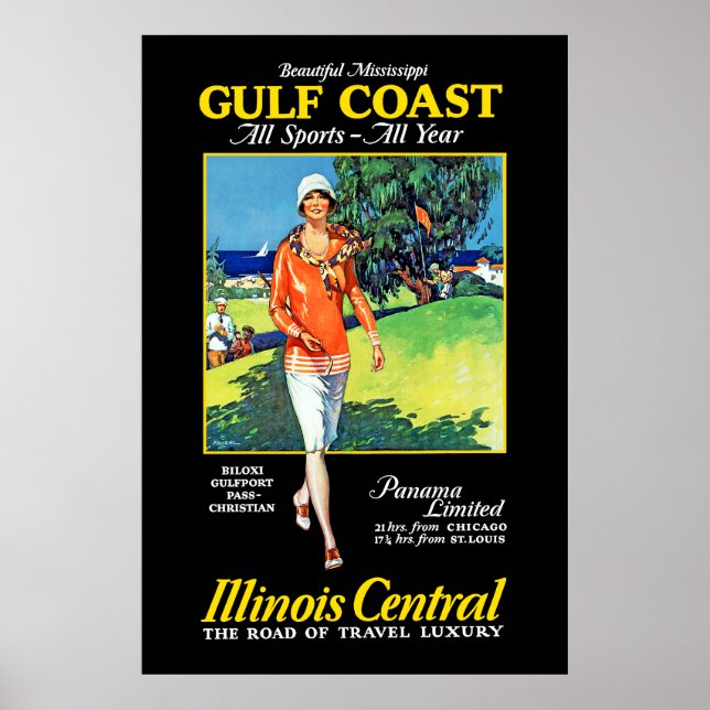 Beautiful Mississippi ~ Golfküste Poster (Vorne)