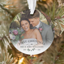Beautiful Mistletoe Erste Weihnachtszeit Mr. & Mrs Ornament