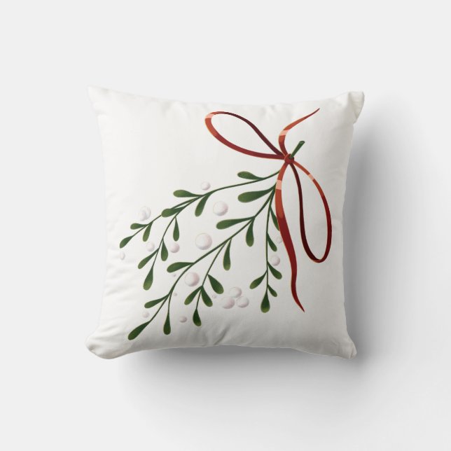 Beautiful Mistletoe Kissen (Vorderseite)