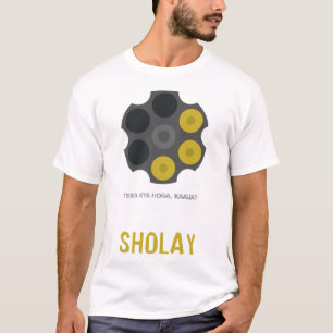 Beautiful Model Sholay Bollywood Movie Dialog T-Shirt