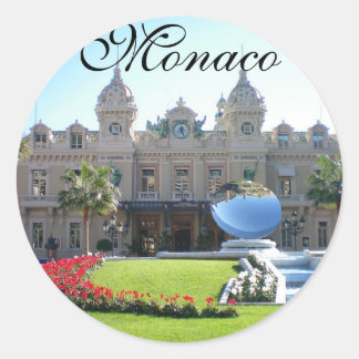 Beautiful Monaco Runder Aufkleber