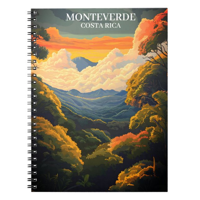 Beautiful Monteverde Cloud Forest Costa Rica Notizblock (Vorderseite)