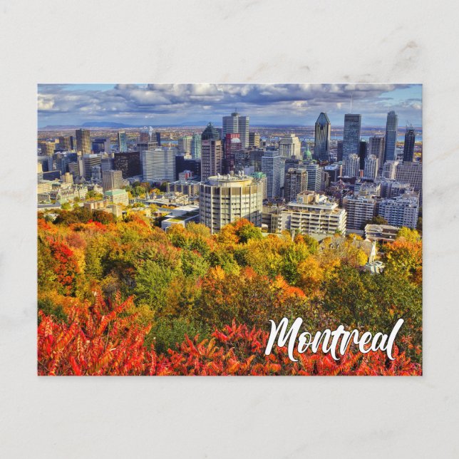Beautiful Montreal, Quebec, Canada Postkarte (Vorderseite)