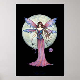 Beautiful Moon Fairy Poster von Molly Harrison