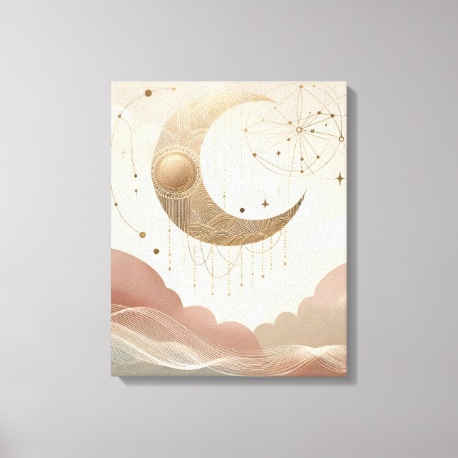 Beautiful Moon Leinwand Art (Vorderseite)