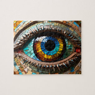Beautiful Mosaic Eye Puzzle