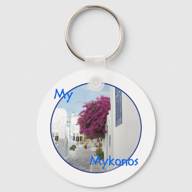 Beautiful Mykonos Schlüsselanhänger (Vorderseite)