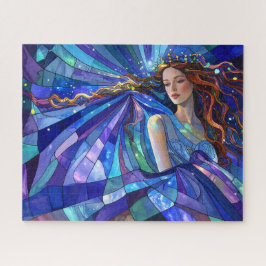 Beautiful Mythical Star Princess Fantasy Scifi Art Puzzle