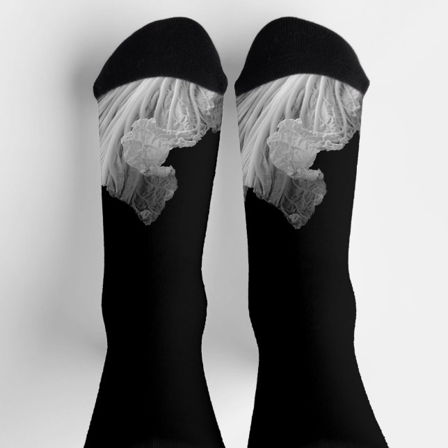 Beautiful Napa Cabbage Leaf Socken (Oben)
