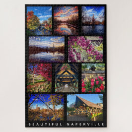 Beautiful Naperville - 10 Szenen rund um die Stadt Puzzle