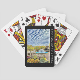 Beautiful Naperville - Dandelion Fountain Spielkarten