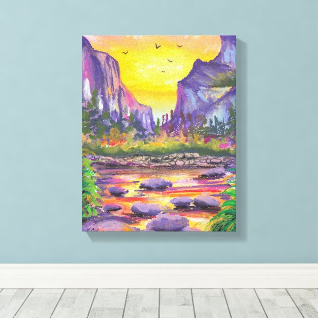 Beautiful Nature Custom Foto Leinwanddruck (Insitu (Holzboden))