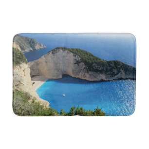 Beautiful Navagio Beach, Griechenland Badematte