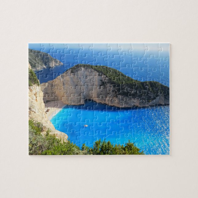 Beautiful Navagio Beach, Griechenland Puzzle (Horizontal)