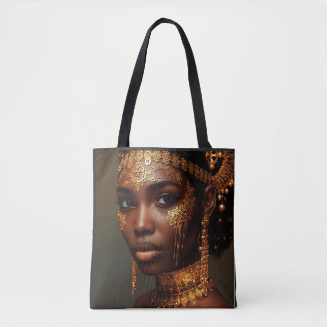 Beautiful Nubian Goddess in Gold (Vorderseite)