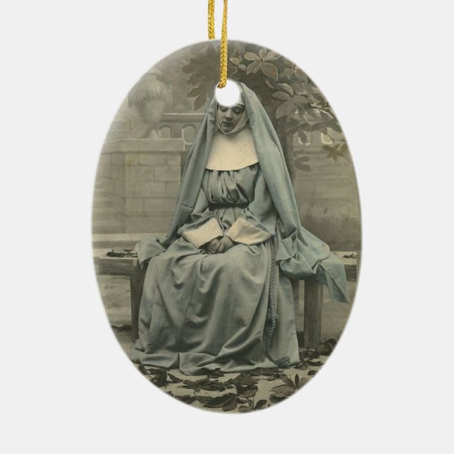 Beautiful Nun Keramikornament (Hinten)