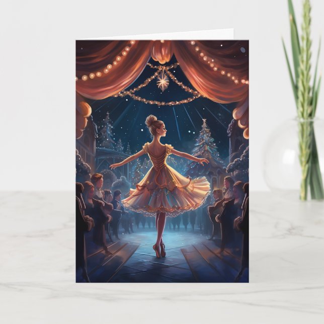 Beautiful Nutcracker Winter Ballerina Weihnachten (Vorderseite)