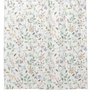Beautiful Orange Blossom Blume Muster Duschvorhang